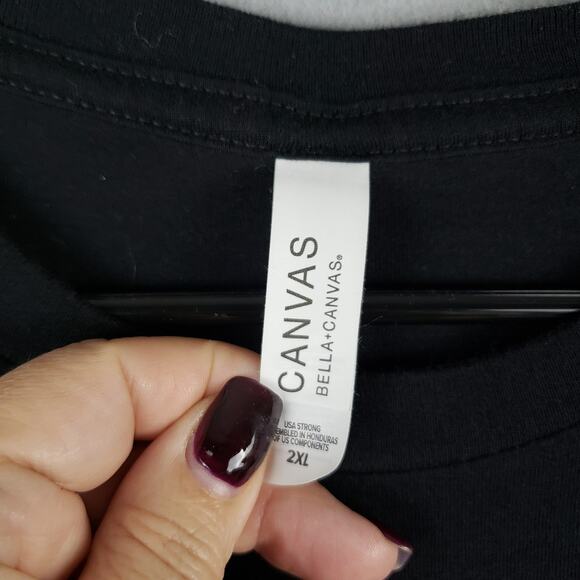 Away In A Hammock Size 2XL Beach Santa Graphic Tee Shirt Black Christmas Funny - Picture 4 of 6